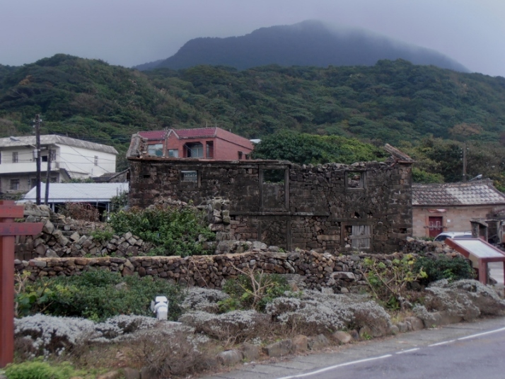 old stone house in a fishing village